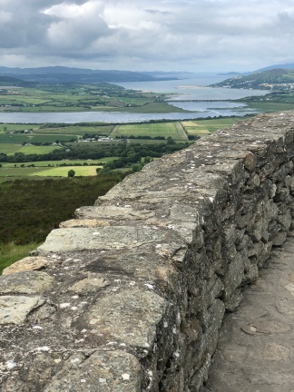 The view from the top tier of the iron-age ring fort at Grianan of Aileach.
